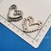Corona de Perlas y Pedrería Estilo Chanel Corazón Flor de Cinco Pétalos Accesorios de Plástico para Manualidades Pasador Funda de Teléfono Hebilla de Zapato Pegatina