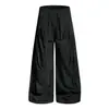 Calças Casuais Feitas Sob Medida, Calças Wide-Leg da Moda para Street Dance, Designs Personalizados com Fotos e Amostras, Fábrica de Vestuário OEM/ODM, Modelagem e Produção de Amostras