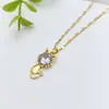 Collar de Acero Inoxidable para Mujer Joyería de Nicho Versátil Colgante de Cobre Cadena Elegante para Clavícula Joyería Cadena de Lujo Ligero