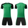 Roupa de Futebol Infantil de Verão Conjunto Uniforme de Equipe de Competição para Alunos do Ensino Fundamental e Médio Roupas de Treino para Adultos Camisa de Manga Curta Impressão