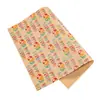 Buquê de flores de papel kraft retrô espessado transfronteiriço embalagem de flores frescas caixa de presente papel de embalagem para presente em estoque atacado