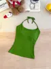 6276# Chica Sexy Dulce Picante Color Bloque Rayado Camisola Pequeña Ropa Exterior para Mujer Sentido del Diseño Con Almohadillas en el Pecho Ropa Interior Espalda Bonita Camiseta sin Mangas