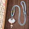 Pingente de brocado Song seção finalizada tingida nó Vajra pingente trava Ruyi colar DIY pingente de carro pingente de bolsa pingente Song de brocado cultural e criativo