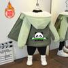 Chaqueta de Invierno de Algodón Polar para Niños Estilo Otoño e Invierno 2025, Abrigo Grueso Nuevo y Elegante para Bebés y Niños Pequeños