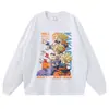 Camiseta estampada vintage desgastada, algodón puro de peso pesado, estilo callejero oversized, top unisex de manga corta, transfronterizo