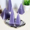 Molde de Vela Aromática Artesanal DIY Pirâmide Molde de Vela Plástico Quadrilátero Modelo de Vela Plástico Atacado