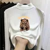 Camiseta de manga larga para niña, nueva colección otoño/invierno 2026, capa base infantil con forro polar, ropa interior térmica cálida, top casual