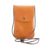 Bolsa Linda para Teléfono Móvil Nueva Moda para Niña Mini Bolso Envoltorio Cruzado Bolso de Hombro Único Correa para el Cuello Moda Coreana