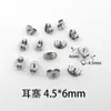 Directo de fábrica tapón para el oído de acero inoxidable oreja di tapón para el oído mariposa pendientes hechos a mano DIY accesorios de pasador de oreja grande favorablemente