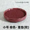 Tetera de Arcilla Púrpura Bandeja de Mantenimiento para Tetera Soporte Seco para Tetera Base para Tetera Base de Plástico de Goma Suave Alfombrilla para Tetera Alfombrilla para Mascota de Té Soporte Almohadilla Aislante de Calor