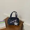 Bolso Bandolera con Estampado de Lunares para Mujer 2026 Verano Nuevo Estilo Coreano Bolso de Mano Bolso Bowling Bolso de Hombro Fresco y Único
