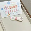 Novos Grampos de Cabelo com Laço de Personagem de Desenho Animado Estilo Coreano para Meninas, Grampos de Resina, Presilhas Laterais, Conjunto de Dois