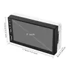 Fábrica de Origen Reproductor Mp5 para Coche de Doble Pantalla de 7 Pulgadas con Bluetooth Carplay y Cámara de Reversa Integrada, OEM Transfronterizo