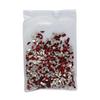 Tendencia de Internet Año Nuevo Tamaño Mini Diamante Rojo Grande Forma Plana Arte de Uñas de Novia Súper Flash Decoración de Uñas de Pedrería