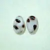 Cuentas de Estampado de Leopardo de Dibujos Animados de 13*19 mm Cuentas Sueltas Acrílicas Cuentas Impresas con Forma de Huevo Colgante de Gota de Agua Accesorios para Joyería DIY