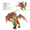Juguete Modelo Guerrero Dragón Simulado Dragón de Fuego Dragón de Piedra Dragón Volador Dinosaurio Animal Ciempiés Modelo Móvil Adorno Juego