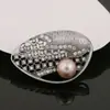 Broche de Flor de Liga Vintage Transfronteiriço Japonês e Coreano, Broche de Luxo de Alta Qualidade, Acessório de Joia Feminina, Acessório de Alfinete