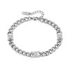 Conjunto de Pulsera de Cadena Cubana de Moda Europea y Americana Transfronterizo Joyería Femenina Nicho Temperamento Joyería de Collar de Gama Alta