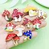 Set Mixto de 20 Colgantes de Aleación de Esmalte Coloridos de Casa de Dibujos Animados y Champiñón Accesorios para Pulsera, Collar, Joyería DIY