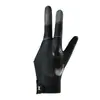 Guantes de Billar, Antideslizantes, Resistentes al Desgaste, de Tres Dedos, Finos, Transpirables, Absorbentes del Sudor, Elásticos, Guantes de Snooker de Medio Dedo para Hombres y Mujeres