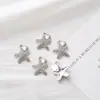 Pingente para Colar DIY Acessórios de Joias Série Oceano Completo de Diamante Banhado Pendente Concha Búzio Estrela do Mar Vieiras