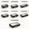 Caja de embalaje personalizada de sushi desechable con ventana, caja de embalaje plegable con tapa abatible integrada, caja para hornear pasteles