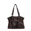 Bolso Retro de Alto Valor para Mujer Otoño 2026 Nuevo Bolso de Hombro para el Trabajo y el Día a Día Bolso Tote Plegado con Sensación Relajada