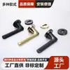 Serie de tiradores de aleación de zinc Huayili para puertas interiores, luz de lujo, tirador simple, accesorios de cerradura de venta directa de fábrica
