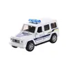 Simulação Transfronteiriça Liga de Metal Puxar para Trás Porta que Abre Carro de Polícia Infantil Menino Brinquedo de Inércia Carro Educativo Interativo Pai-Filho