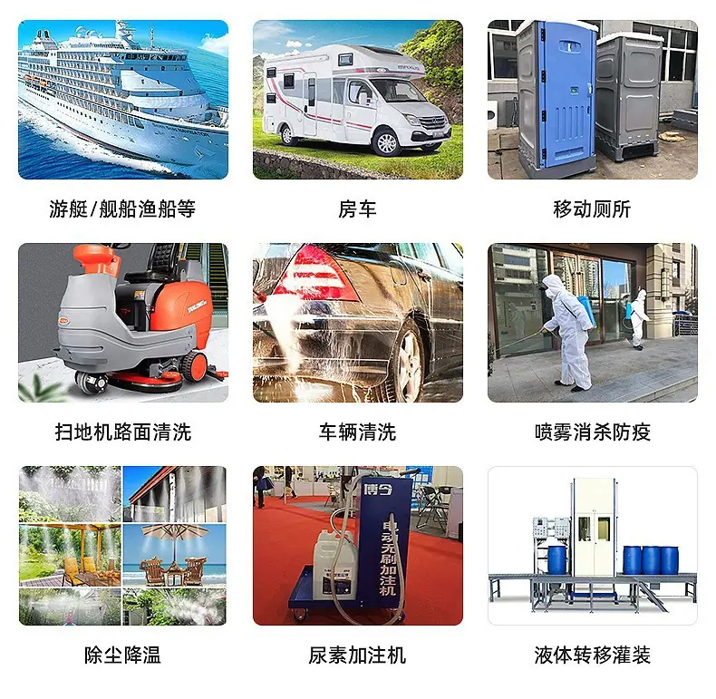 水泵应用范围