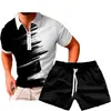 Camiseta deportiva casual de verano para hombre con estampado 3D traje de camiseta para hombre