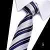 Corbata para Hombre para Negocios y Boda, Rayas Jacquard Puntos Flecha Formal Poliéster Seda para Novio y Padrino