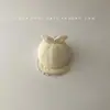 Chapéu de Bebê Primavera e Outono Boné com Aba Fofa Estilo Coreano Chapéu de Beisebol com Aba Macia Chapéu de Sol de Viagem para Bebê com Aba Grande