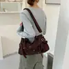 Bolso de mano moderno de moda estilo coreano para mujer 2026 nuevo modelo bolso tote retro de alto valor bolso cruzado de gran capacidad para mujer