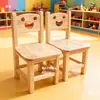 Mesa y silla de madera maciza para jardín de infantes, juego de mesa, juguete para bebé, escritorio de aprendizaje de educación temprana, escritorio para manualidades y escritura