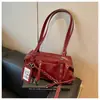 2026 Bolso Retro de Gran Capacidad Nuevo para Mujer Mori Lindo Retro Casual Nicho Cruzado de un Solo Hombro Bajo el Brazo Bolso Dumpling