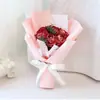 Aromaterapia de Flor Eterna Montada no Carro Perfume para Saída de Ar Buquê Seco Criativo Ornamento de Decoração de Carro Clipe de Fragrância para Ar Condicionado Rosa