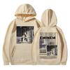 Sudadera con capucha gráfica de Eminem rapero de los 90 para hombre Hip Hop Rock Suéter retro