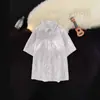Camisa de Manga Tres Cuartos Suelta de Alta Gama Estilo Hong Kong para Hombre Verano Juvenil Nueva Marca de Moda Casual Camisa de Media Manga