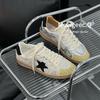 Nuevas Zapatillas Blancas Versátiles para Mujer que Aumentan la Altura, Temporada Primavera 2025, Zapatillas Deportivas Casuales con Suela Gruesa para Mujeres Bajitas