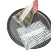 Suministro Directo 50g 80g 100 Blanco Rayas Diagonales Bolsa de Embalaje para Pastelería Zongzi Pastel de Luna Sellado a Máquina Bolsa para Hornear Listo para Enviar