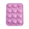 Molde para bolo de arroz pode ser cozido no vapor bolo de esmolas flor de inseto coelho comida de bebê gelatina pudim gelatina branca molde de gesso