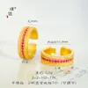 Mismo Estilo que el Anillo de Espiga de Trigo y Calabaza Incrustado con Diamantes Color Arena de la Tienda Dorada Puzuo, Nuevo Anillo Ajustable de Dedo Índice Estilo Chino de Lujo Ligero