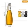 Garrafa de Vinho de Frutas Espessa Nova Garrafa de Vidro Transparente Garrafa de Bebida Alcoólica Garrafa de Bebida Garrafa de Vidro de Vinho de Frutas Venda por Atacado