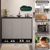 Armário de sapatos para entrada de casa, armário de armazenamento integrado montado na parede, novo modelo 2026, sapateira multicamadas de alta qualidade