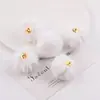 Pingente de Bola de Pelo Falso de Coelho Grande 3cm Acessório DIY Feito à Mão para Bolsa Chaveiro Peça de Decoração Pequena