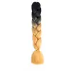 Trenzas Grandes de Fibra Sintética de Comercio Exterior, Trenzas de Colores, Peluca, Cabello para Trenzas Jumbo, Rastas Africanas, Cabello para Crochet