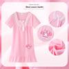 Sudeste Asiático Nuevo camisón de niña verano dulce ropa de casa vestido falda de encaje manga corta holgado estilo coreano falda para niños