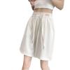 2025 Verão Nova Moda Shorts Femininos Ins Marca Trendy Casual Esportivo Shorts de Comprimento Médio Elegantes e Descolados Calças Casuais Femininas