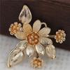 29mm Cast Copper Flower Branch Pingente diy Antigo Hanfu Hairpin Headwear Brincos Material Acessórios